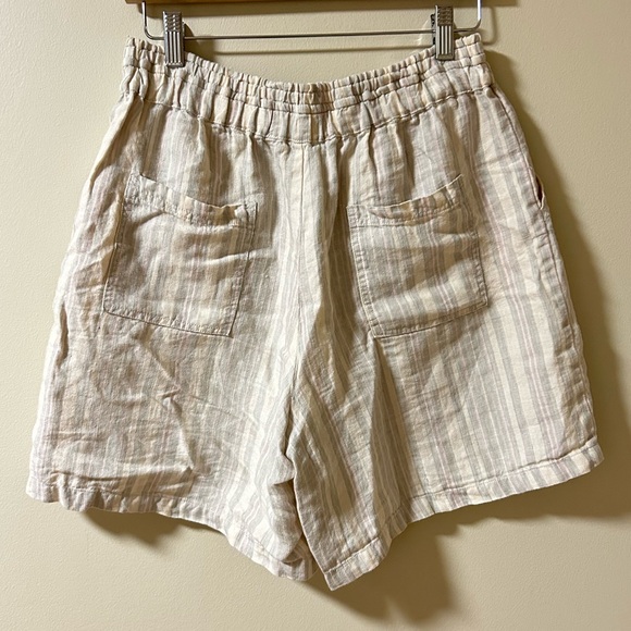 Anthropologie striped linen short - Picture 2 of 6